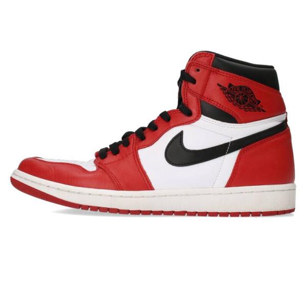 ナイキ NIKE 2015 AIR JORDAN 1 RETRO HIGH OG CHICAGO 28cm エア