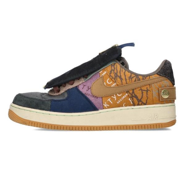 ナイキ スニーカー トラヴィス 27.5cm Air Force 1 Low Cactus Jack エアフォース1ローカクタスジャック マルチカラースニーカー 中古 BS99