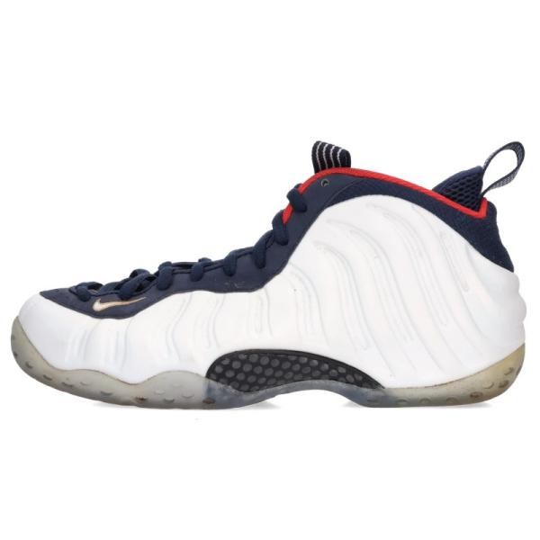 ナイキ サイズ:27cm AIR FOAMPOSITE ONE PRM Olympic 575420-400 エアフォームポジットワンスニーカー 中古 BS99