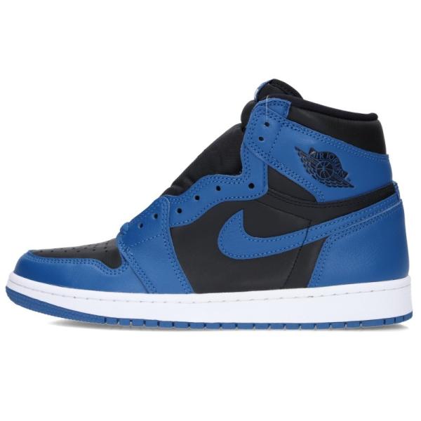 エアジョーダン1 レトロブラック/ブルー /27.5㎝ NIKE（ナイキ） 26.5cm AIR JORDAN 1 RETRO HIGH OG DARK MARINE BLUE