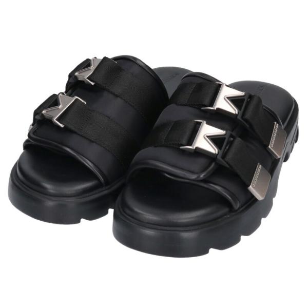 ボッテガヴェネタ サイズ:44  FLASH ダブルバックルフラッシュサンダル 中古 BS99 BOTTEGA VENETA（ボッテガ・ヴェネタ） サイズ:44 FLASH ダブル