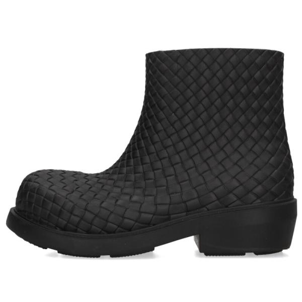 ボッテガヴェネタ サイズ:40  Fireman Boot ファイヤーマン イントレチャート柄ブーツ 中古 SB01 BOTTEGA VENETA（ボッテガ・ヴェネタ） サイズ:40 Fireman Boot