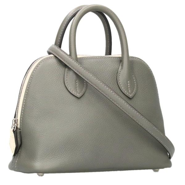 エルメス  ボリード1923 ミニ18 B刻印 SV金具エバーカラーショルダーストラップ付レザーハンドバッグ メンズ 18 HERMES（エルメス） ハンドバッグ ボリード1923 ミニ18 B刻印 SV金具