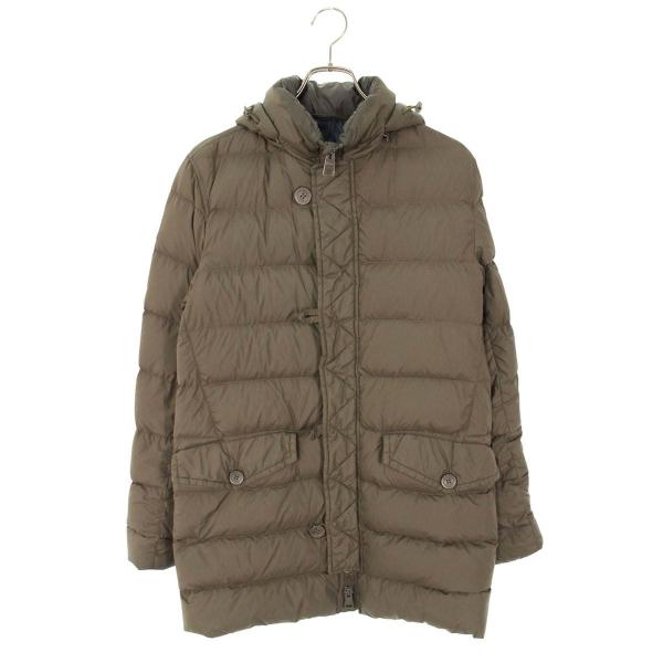 ヘルノ サイズ:46  PI0133U 19285 フーデットナイロンダウンジャケット 中古 BS99 HERNO（ヘルノ） サイズ:46 PI0133U 19285 フーデットナイロンダウン