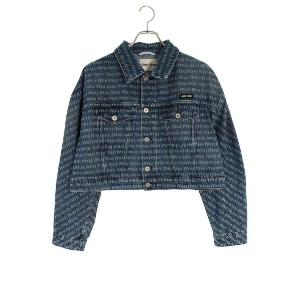 miu miu（ミュウミュウ） サイズ:38 23SS GWB137 ロゴ総柄クロップド