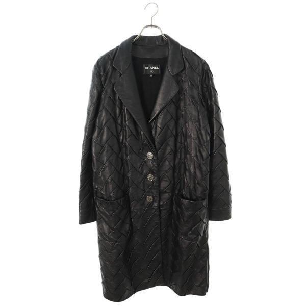 CHANEL シャネル コート P59585C00356 サイズ:38 ココマークボタン  