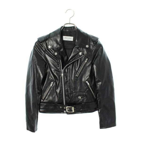 フェイクレザーライダースジャケット黒 - 通販 - metalgypsum.com.br