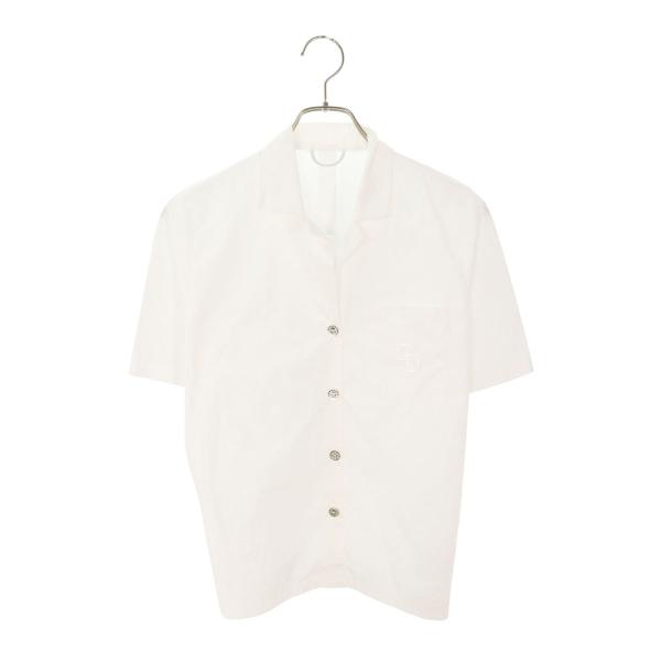 クロムハーツ サイズ:XS CH刺繍半袖シャツ 中古 SJ02 CHROME HEARTS（クロムハーツ） 半袖シャツ サイズ:XS CH刺繍半袖