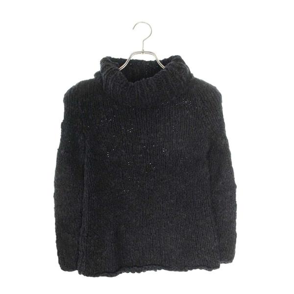 クロムハーツ サイズ:S クロスパッチ付きタートルネックニット 中古 SS13 rinkan_50416-240902-0263