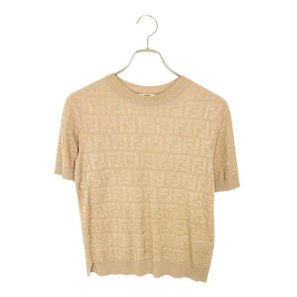 Fendi ロゴ Tシャツ 38サイズ　ズッカ柄 FENDI フェンディ 23SS FF ズッカ柄 オーバーサイズ 半袖 T
