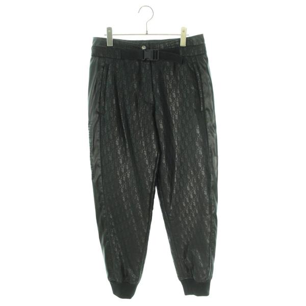 クリスチャンディオール サイズ:38  247P27A2762 オブリーク総柄中綿入りベルト付きロングパンツ 新古品 SB01 Christian Dior（クリスチャン・ディオール） ロングパンツ