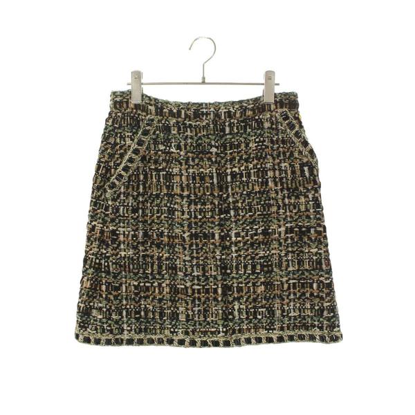 シャネル サイズ:36  P54204V40769 ツイードシルクスカート 中古 BS99 CHANEL（シャネル） サイズ:36 P54204V40769 ツイードシルクスカート