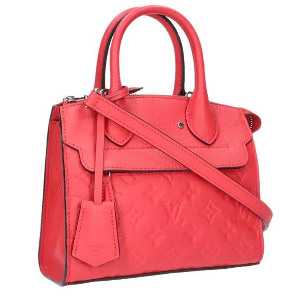 ルイヴィトン サイズ:MINI  M41744 ポンヌフMINI モノグラムアンプラント スリーズショルダーバッグ 中古 BS55 LOUIS VUITTON（ルイ・ヴィトン） ショルダーバッグ M41744 ポンヌフ