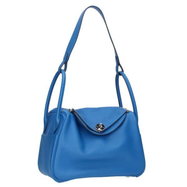 エルメス サイズ:26  リンディ26 C刻印 SV金具 エバーカラーショルダーバッグ 中古 GZ14 HERMES（エルメス） ショルダーバッグ リンディ26 C刻印 SV金具 エバー