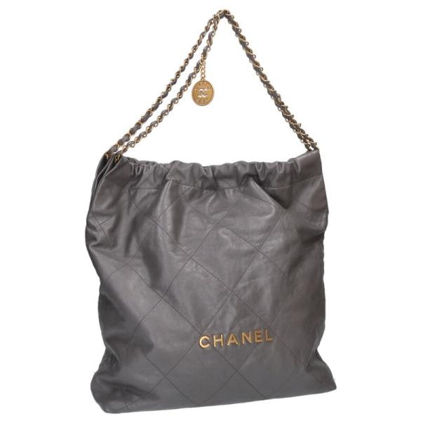 CHANEL（シャネル） ショルダーバッグ22 ラージ シャイニーカーフ