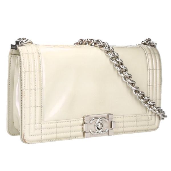 CHANEL（シャネル） サイズ:25 ボーイシャネル 25 エナメルチェーン