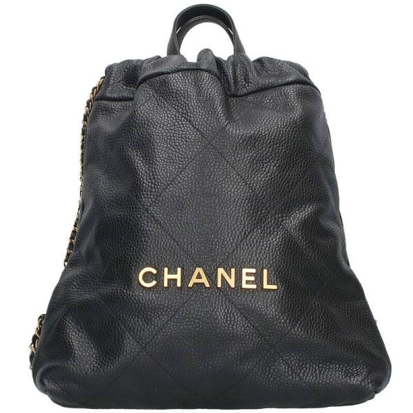 Chanel リュック CHANEL（シャネル） バックパック AS3859 CHANEL22 キャビアスキン