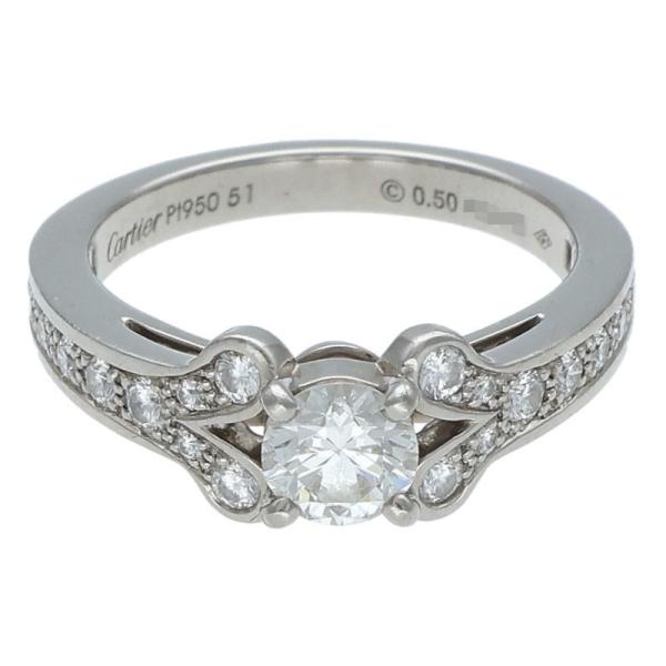 Cartier（カルティエ） サイズ:51 ソリテール バレリーナ Pt950
