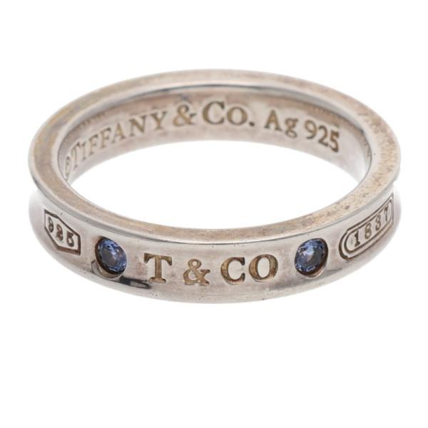 か*ま様 Tiffany & Co. シルバー925 モンタナサファイア TIFFANY&Co.（ティファニー） サイズ:11号 1837 モンタナサファイア