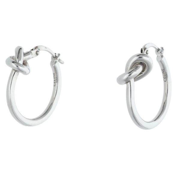 CELINE（セリーヌ） ノット スモールフープピアス 中古 OM10 : RINKAN 