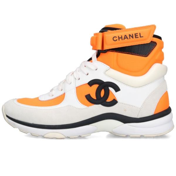 CHANEL シャネル サイズ:38 G33728 ココマークハイカット CHANEL シャネル サイズ:38 G33728 ココマークハイカット
