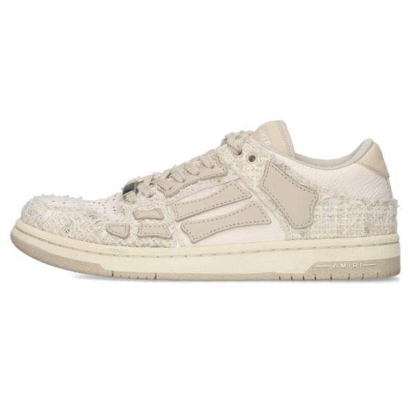 アミリ サイズ:37  BOUCLE SKEL TOP LOW スケルトップ ボーン ローカットスニーカー 中古 BS99 AMIRI（アミリ） サイズ:37 BOUCLE SKEL TOP LOW スケルトップ ボーン
