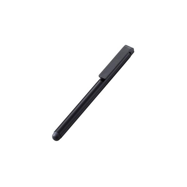 エレコム スマートフォン・タブレット用タッチペン シリコン ブラック P-TP01BK
