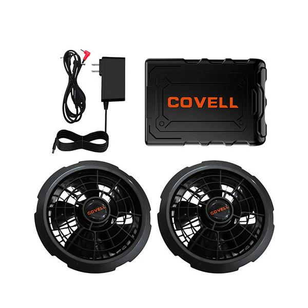 G.B.Z COVELL 空調冷風ベスト用 36Vバッテリーファンセット 猛暑・熱中
