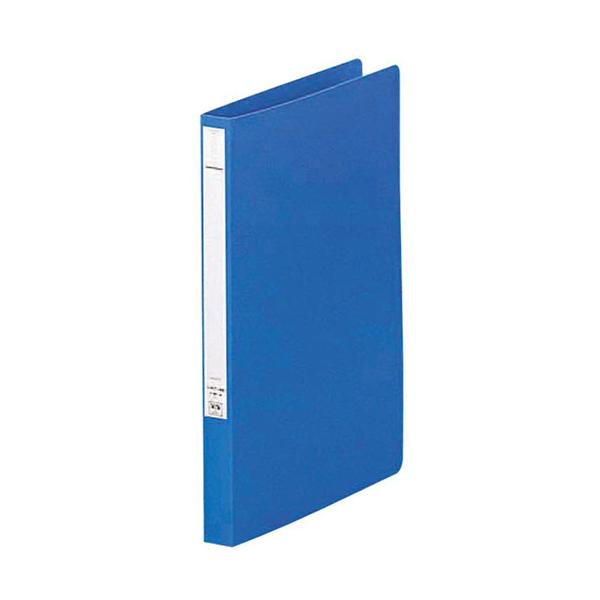 〔5個セット〕 LIHIT LAB. パンチレスファイル(HEAVY DUTY) A4S 藍 F-367-9-NVX5