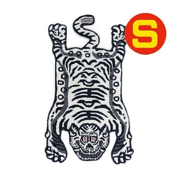 本物!　ホワイトタイガー tibetan tiger rug チベタンタイガーラグ スモール ホワイト DETAIL Tibetan Tiger