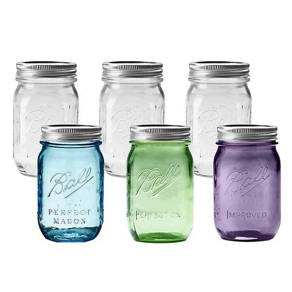 BALL ボール Mason Jar メイソンジャー 16oz レギュラーマウス ガラス