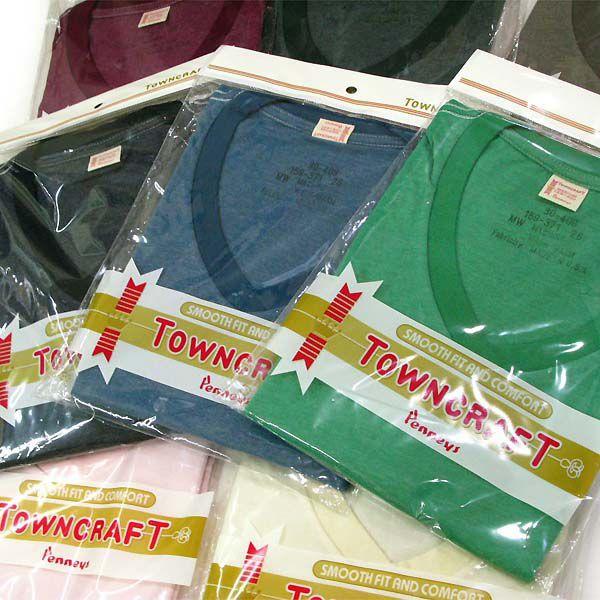 TOWNCRAFT 【タウンクラフト】ペニーズ Vネック パック Tシャツ