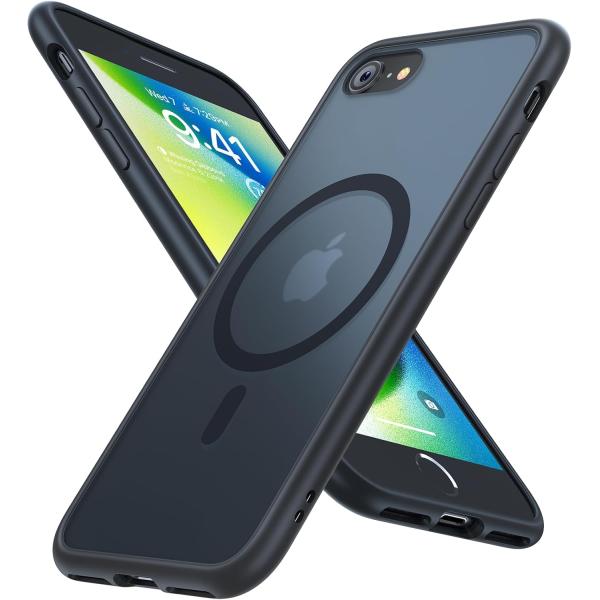 Apple iPhone se2 ブラック& TORRASケース TORRAS iPhoneSE3 iPhoneケース SE2 / 8 7 正規品 マグネット