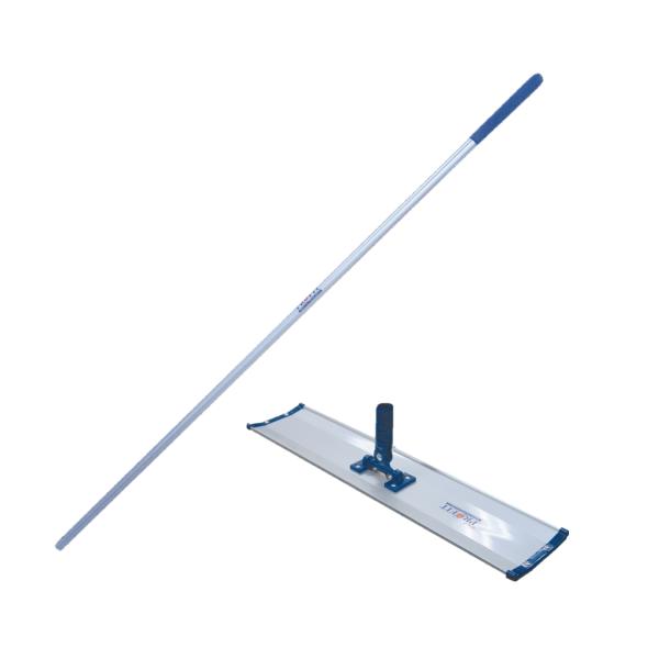 作業性抜群！プロ仕様のワックス塗布用モップセット誰にでも塗りやすく、扱いやすい設計です。届いてすぐに使えます。高品質な仕上がりをサポートする、「軽量バランス設計」の専用ホルダー・船底形状のホルダーが、床面にしっかり、均一に追随します。→ワッ...