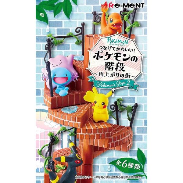 ポケモン リーメント つなげてかわいい！ポケモンの階段 雨上がりの街 全6種類 つなげてかわいい！ポケモンの階段 〜雨上がりの街〜：商品案内