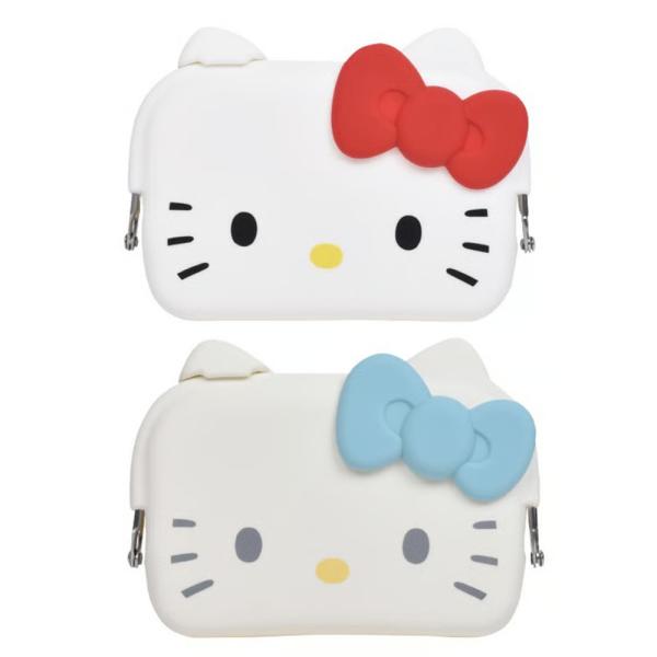 ハローキティ mimi DO-MO シリコンポーチ がま口 ポーチ 名刺 カード 財布 小銭入れ 小物入れ おしゃれ かわいい キャラクター サンリオ
