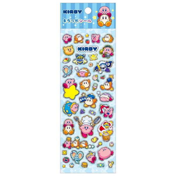 星のカービィ キラつやシール 1シート シール ステッカー キャラクター かわいい おしゃれ 正規品