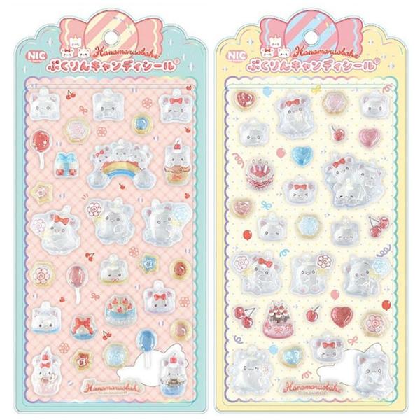 サンリオ はなまるおばけ ぷくりんキャンディシール 1シート シール ステッカー 立体 ぷっくり キャラクター かわいい おしゃれ 正規品