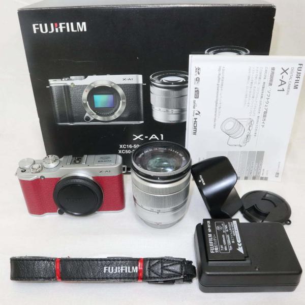 FUJIFILM X-A1 レンズキット レッド XC 16-50mm F3.5-5.6 OIS FUJIFILM X-A1 レンズキット レッド XC 16-50mm F3.5-5.6 OIS