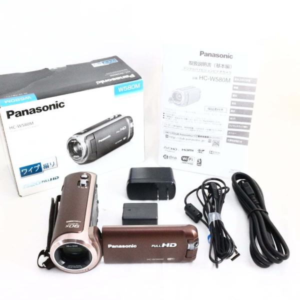 美品◆PANASONIC HC-W580M◆ブラウン Panasonic◇ビデオカメラ HC-W580M-T [ブラウン]