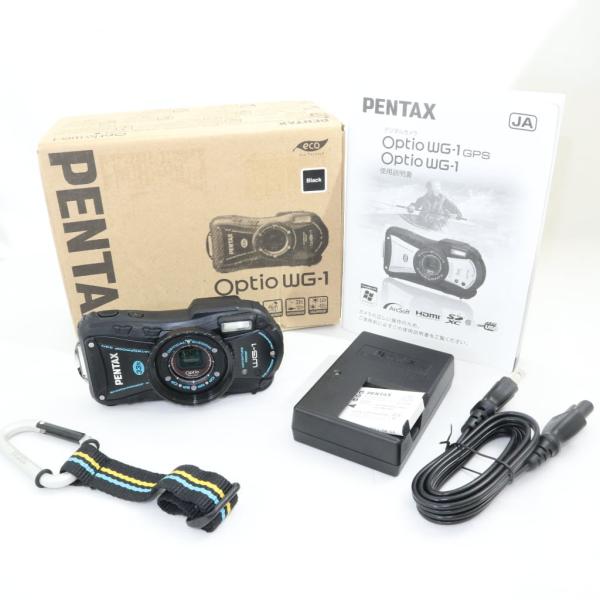 PENTAX Optio WG-1 ブラック ペンタックス k1463 : りんすまいる