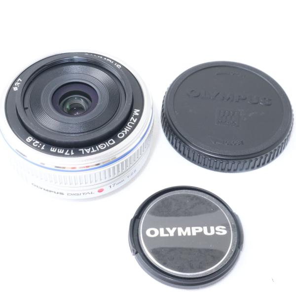 OLYMPUS M.ZUIKO DIGITAL 17mm F2.8 シルバー k1484-3 : りんすまいる