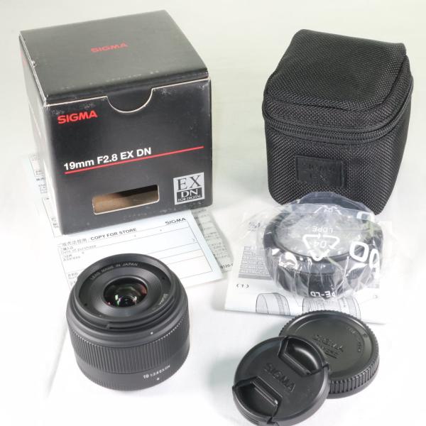 【送料込】SIGMA 19mmF2.8 EX DN マイクロフォーサーズ用レンズ SIGMA 19mm F2.8 EX DN マイクロフォーサーズ 単焦点レンズ k2002