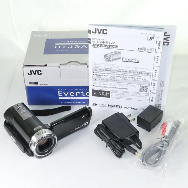 JVC Everio GZ-HM177 ブラック エブリオ k2023 : りんすまいる - 通販