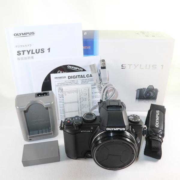 OLYMPUS STYLUS 1 ブラック オリンパス デジカメ デジタルカメラ k2277