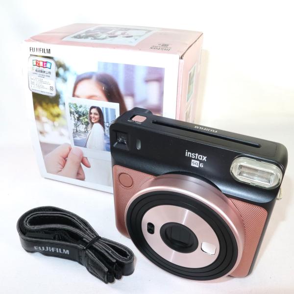 極上美品》FUJIFILM instax SQUARE SQ6 BLUSH GOLD ブラッシュゴールド