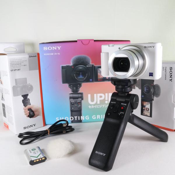 極美品 SONY VLOGCAM ZV-1G シューティンググリップキット 美品》 デジタルカメラ SONY VLOGCAM ZV-1G シューティング