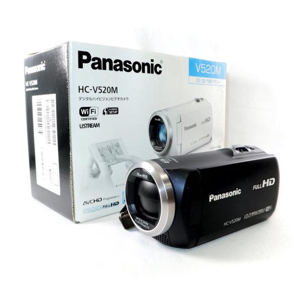 極上美品》 ビデオカメラ Panasonic HC-V520M ダークネイビー