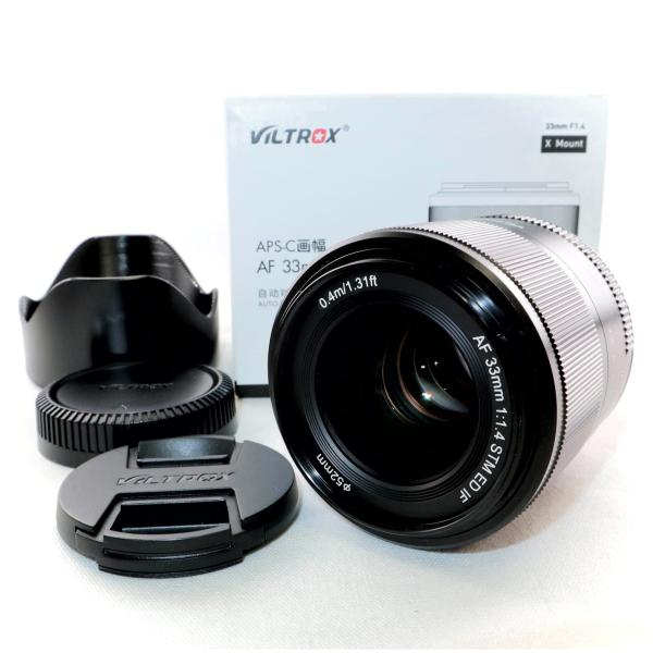 美品》 単焦点レンズ VILTROX AF 33mm F1.4 XF フジフイルム Xマウント