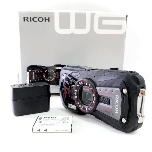 新品級》 防水 デジタルカメラ RICOH WG-30 CALSモード エボニー